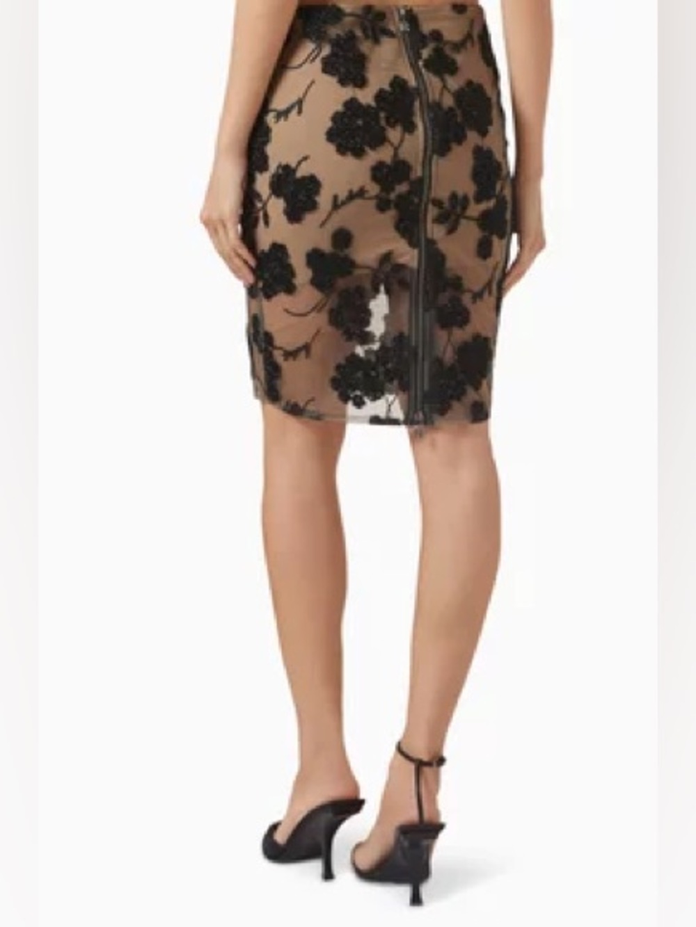 ROTATE BIRGER CHRISTENSEN Dula Floral Beaded Skirt - Picture 2 of 11